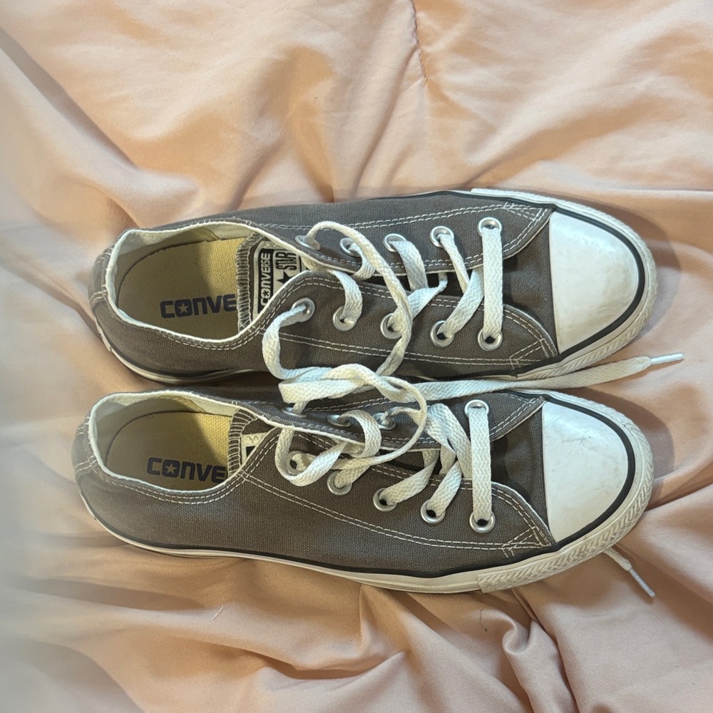 Converse Charcoal Low-Top Sneakers